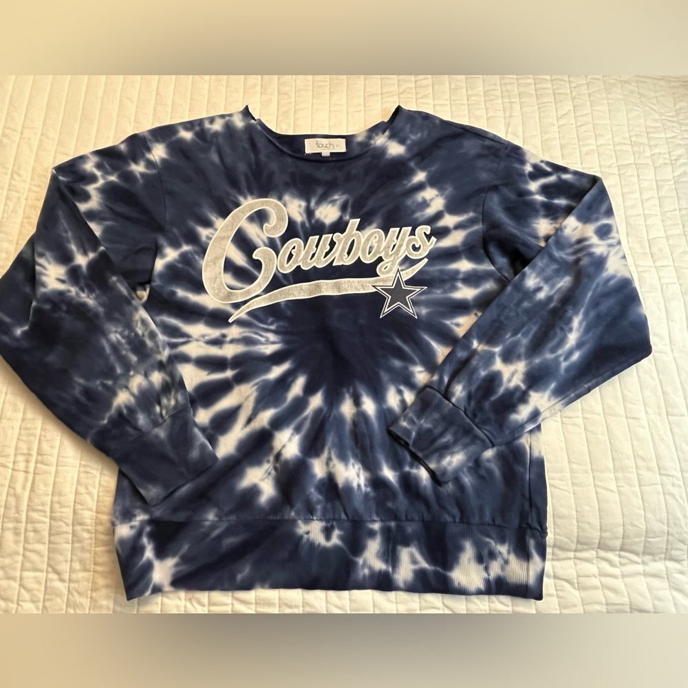 Touch by Alyssa Malano Dallas Cowboys Tie Dye sweatshirt